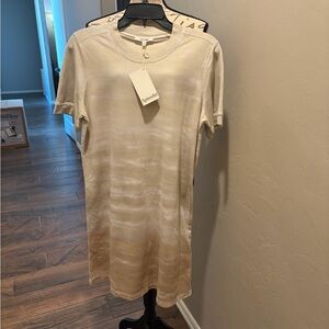 Splendid Cream Midi Dress